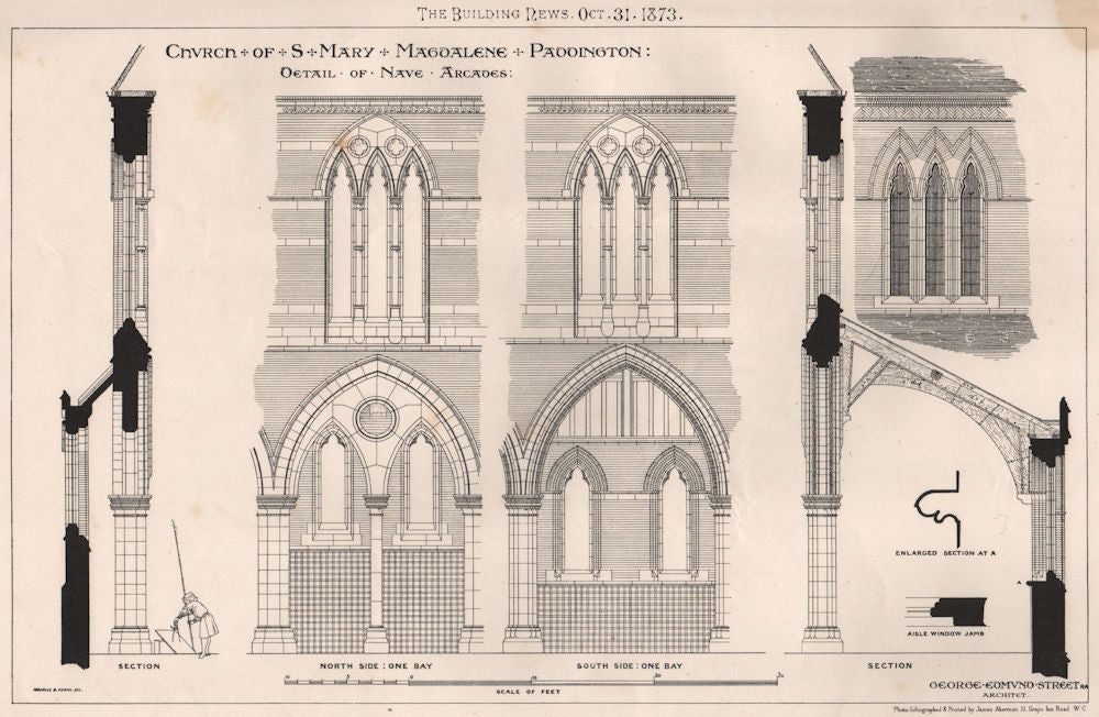 St. Mary Magdalene church, Paddington; George Edmund Street, Architect (3) 1873